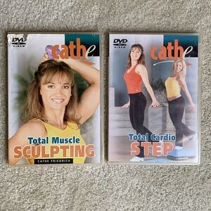Cathe Friedrich Workout, Set of 3 DVDs with 10 Workouts